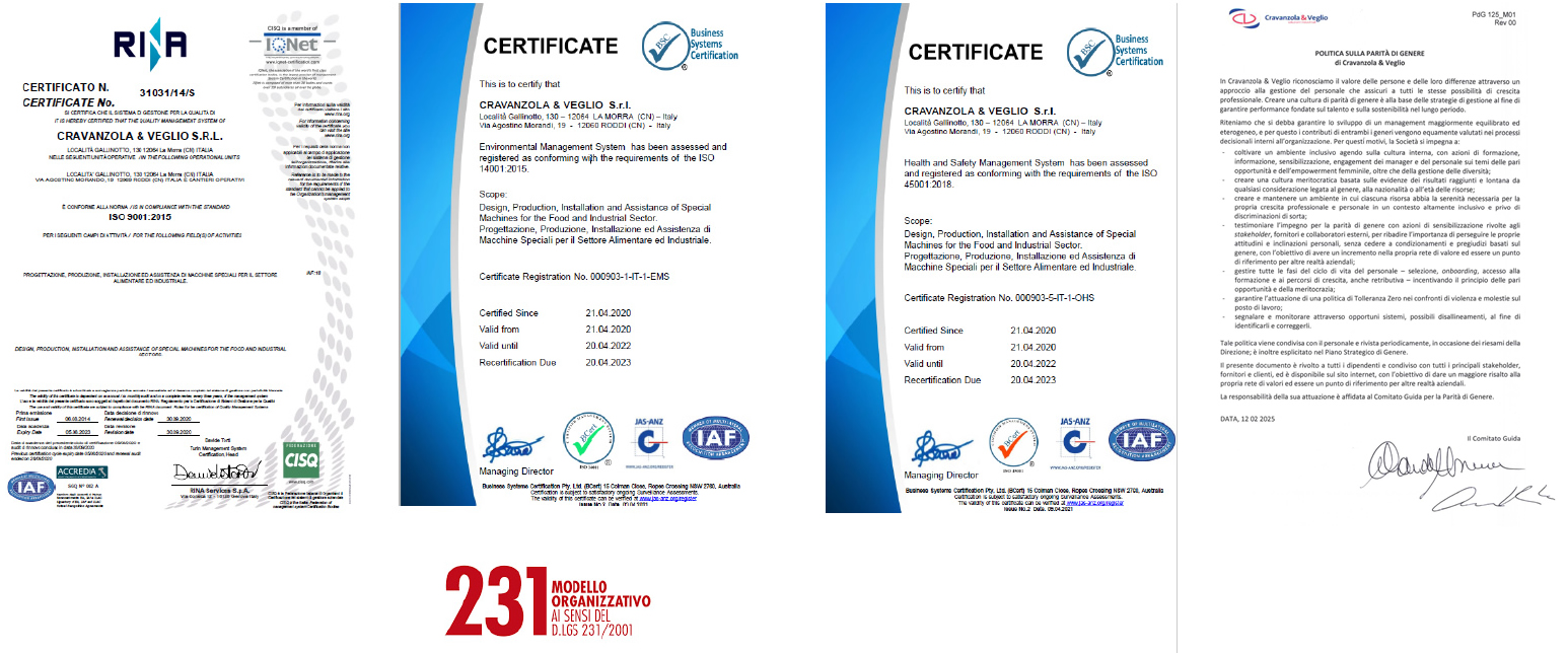 Certificazioni